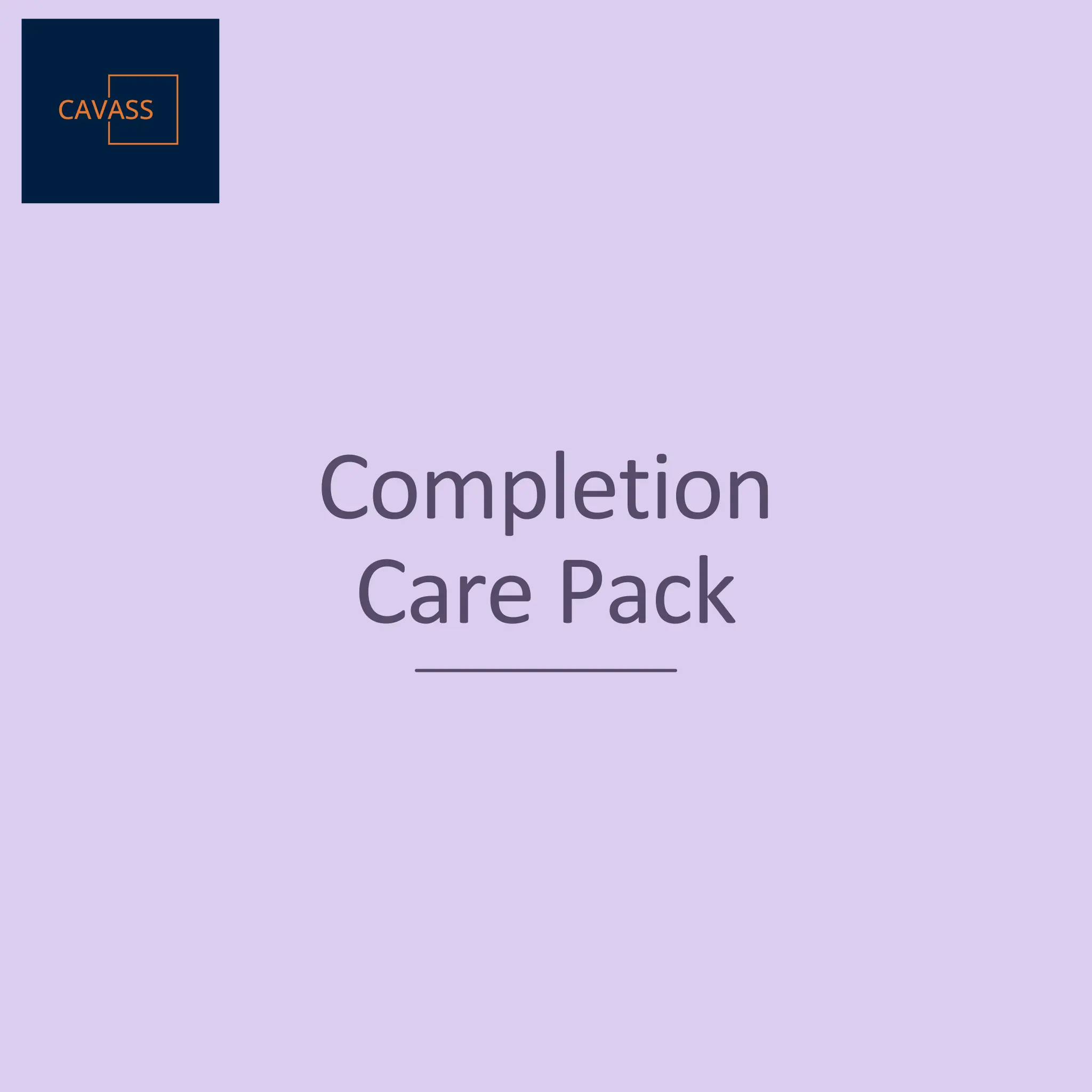 Completion Care Pack