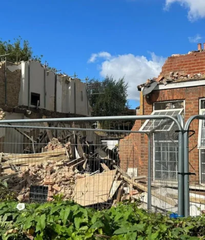 Richmond houses collapse during HMO redevelopment